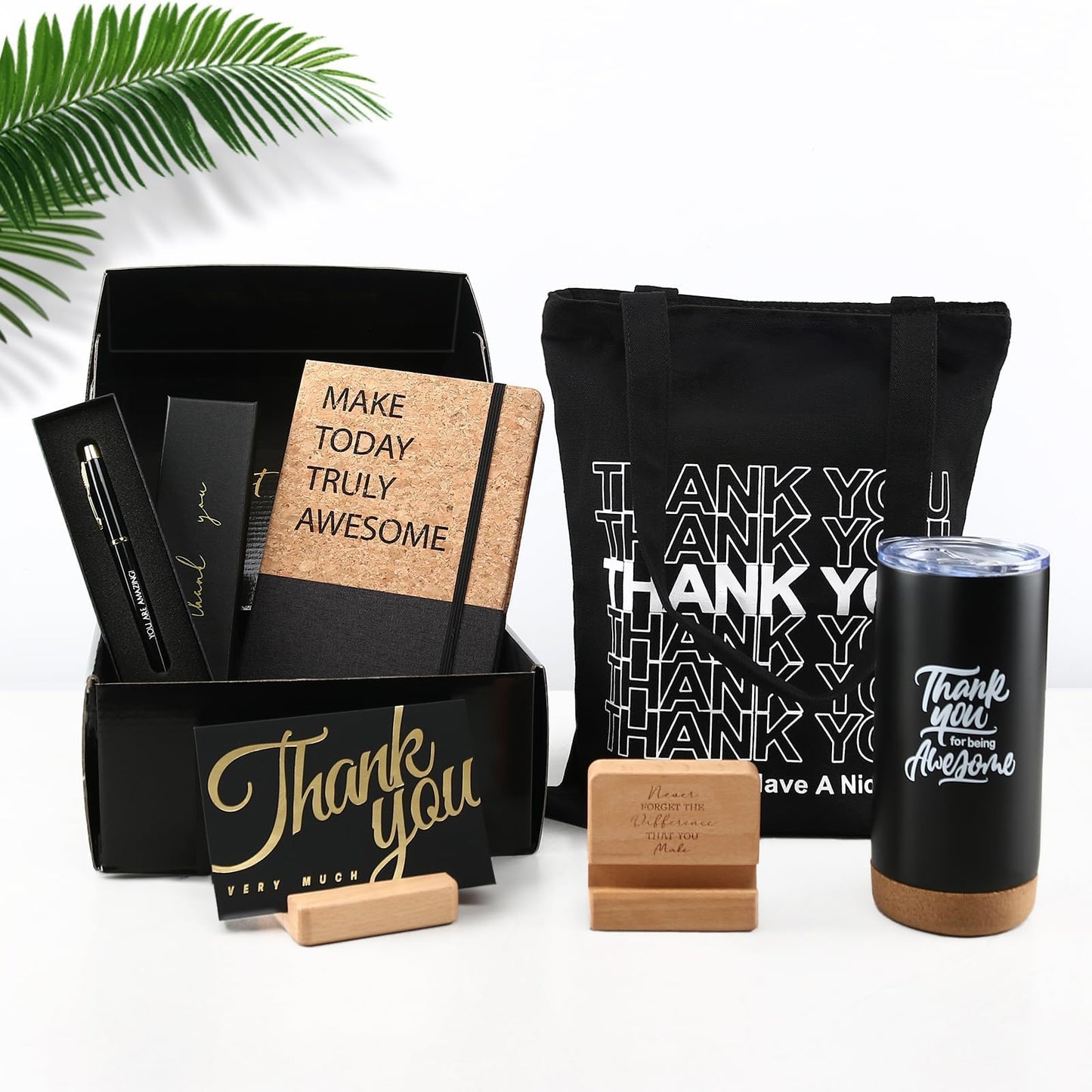 APRBOX Employee Appreciation Gifts Bulk Thank You Gifts with Thank You Cards for Women Men Work Gifts Office Gift Baskets for Social Worker Secretary Teacher Farewell Gift for Coworkers