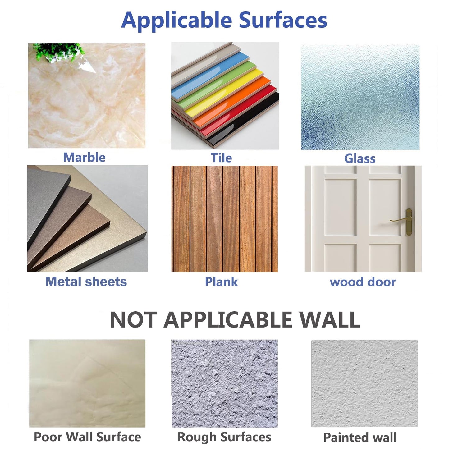 JINSHUNFA Adhesive Wall Hooks 13LB Heavy Duty No Drill Transparent Waterproof Hooks for Bathroom Kitchen Towel Coat 12 Pack
