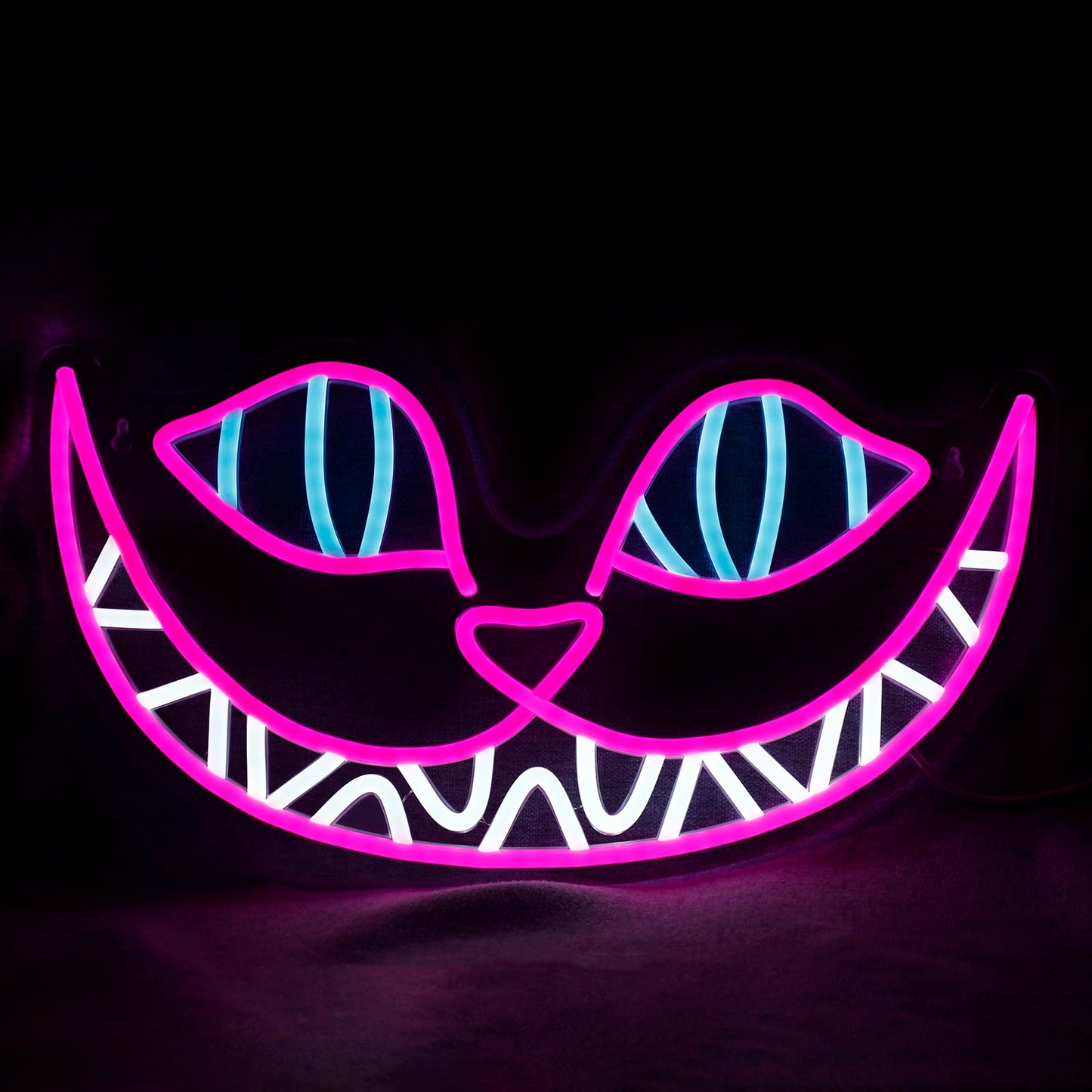 Cheshire Cat Neon Sign, Alice in Wonderland Decor LED Light for Wall, Dimmable Cat Neon Light for Bedroom Man Cave Party Bar, Wonderland Gifts for Kids Birthday Christmas