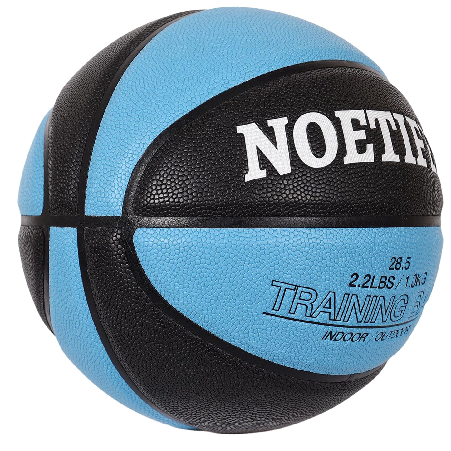 Noetifex Weighted Heavy Basketball 3LBS/2.2LBS 29.5"/28.8" Training Equipment for Indoor & Outdoor ā Improve Dribbling, Passing, Handling & Rebounding Skills Weighted Training Basketball (Deflated)