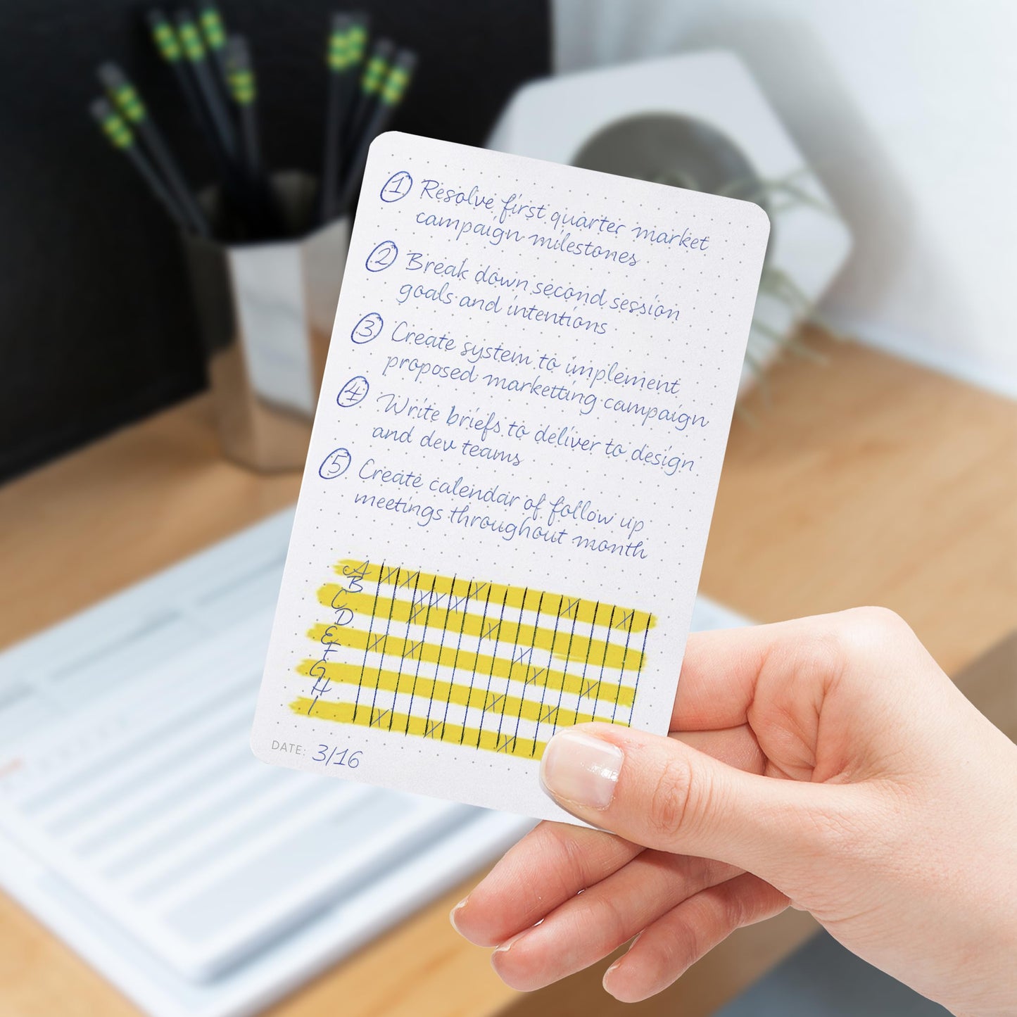 Notsu Dotted Index Cards 4x6 inch (Pack of 50) | Bullet Dot Grid Vertical Index Note Cards with Rounded Corners, Thick Paper Stock 350 gsm
