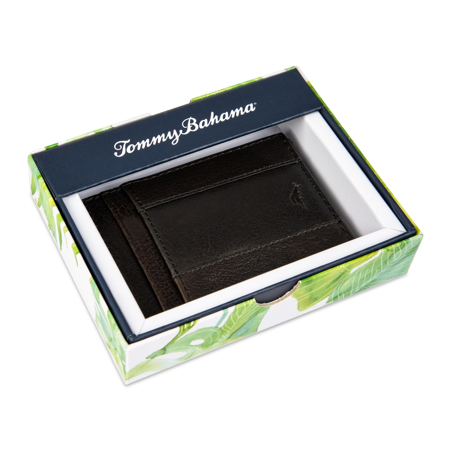 Tommy Bahama Men's Two Tone Magnetic Front Pocket Wallet