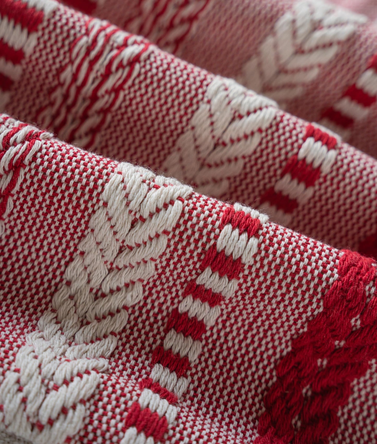 Cethom Christmas Pillow Covers 18x18 Inch Set of 2, Farmhouse Boho Christmas Decoration Couch Pillow Cases, Red Accent Pillows of Bed, Sofa Bedroom Living Room Home Decor Cushion Cover