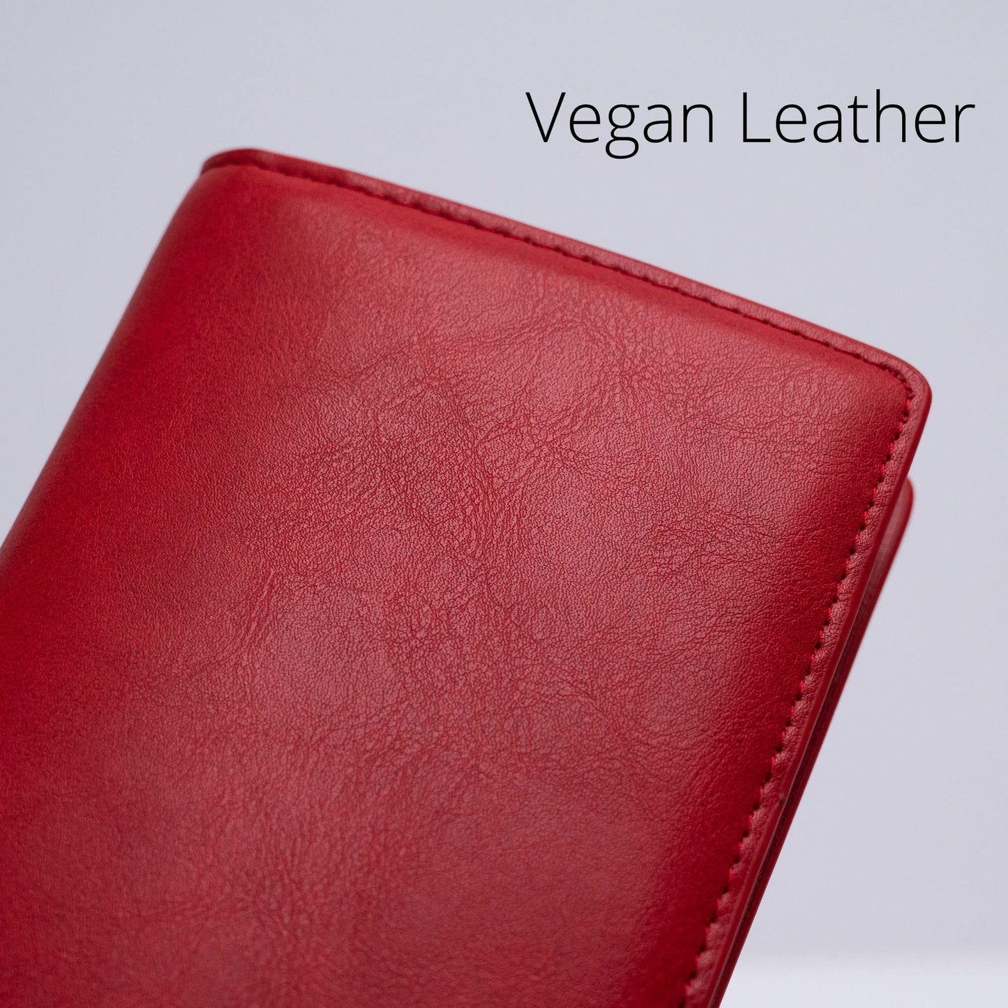 Alldaily Ultra Slim Thin Women Wallet RFID Blocking Credit Card Holder Bifold Long Ladies Billfold (Red)