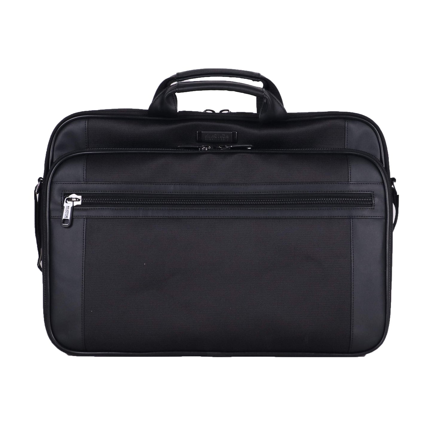 Kenneth Cole Reaction Urban Traveler Slim 18.4" Laptop Sleeve Top Zip Computer Portfolio Bag, Black