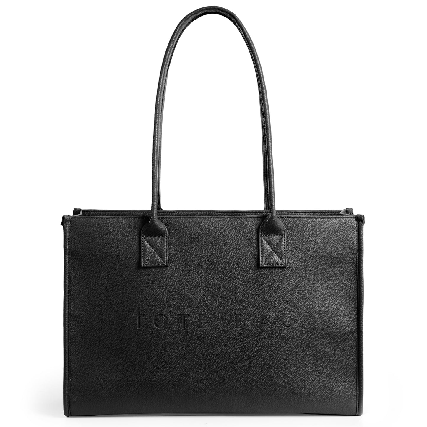 KALIDI Oversize Pu Leather Tote Bag Women Weekender Bag Shopper Handbags Purses with Top Handle