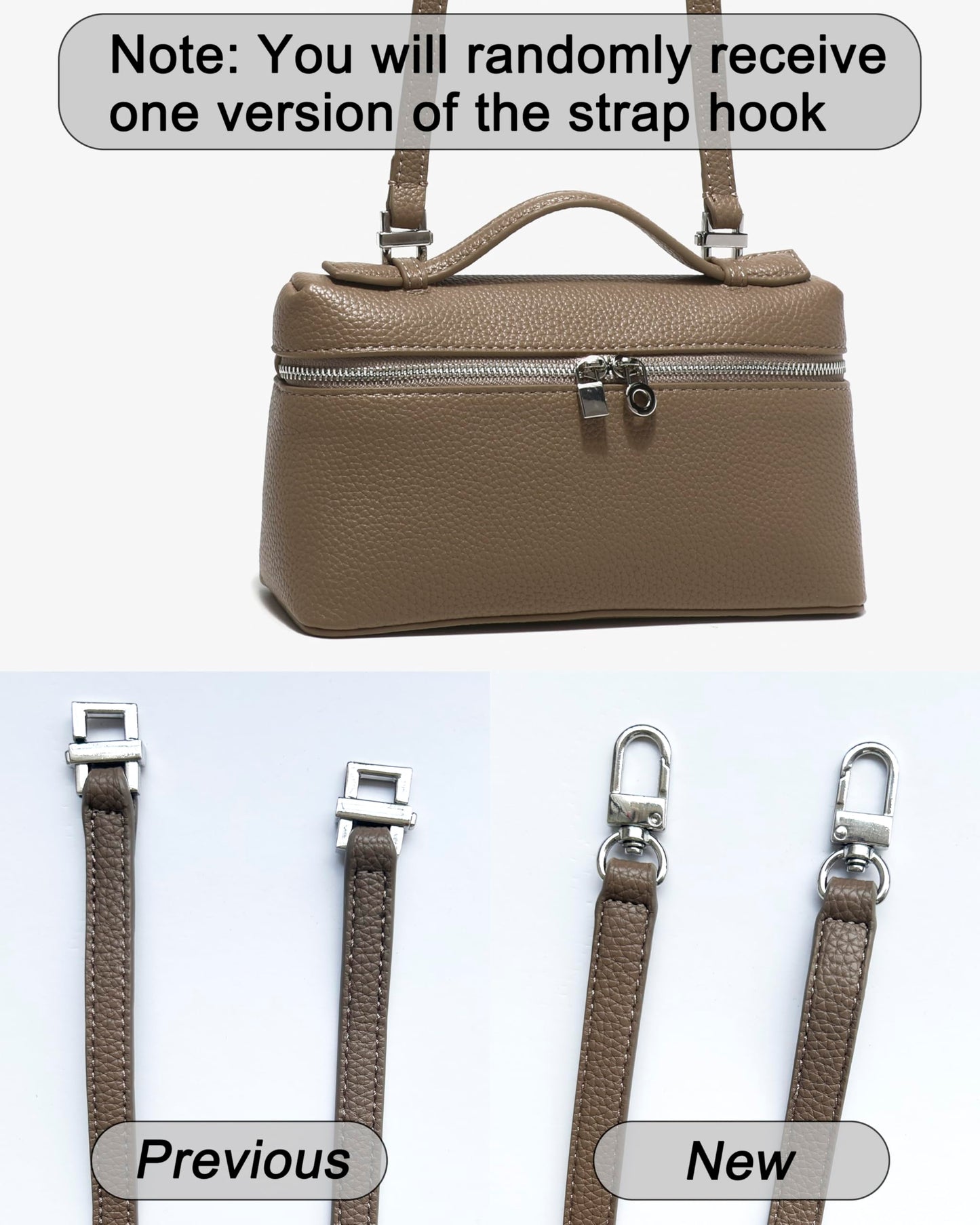 Rejolly Crossbody Bag for Women Small Top-Handle Leather Pouch Purse Shoulder Handbag Black