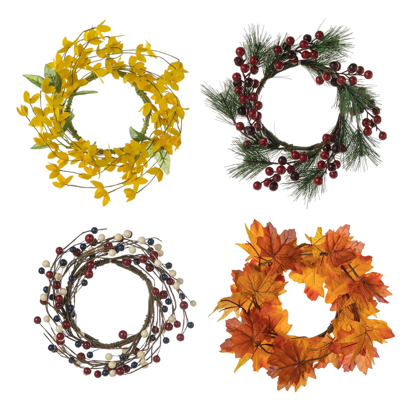 Glitzhome 60”H Welcome Sign for Front Door Porch Farmhouse Wooden Hanging Wall Sign with 4 Interchangeable Floral Wreaths for Seasons Spring Summer Fall Harvest Thanksgiving Christmas Home Decor