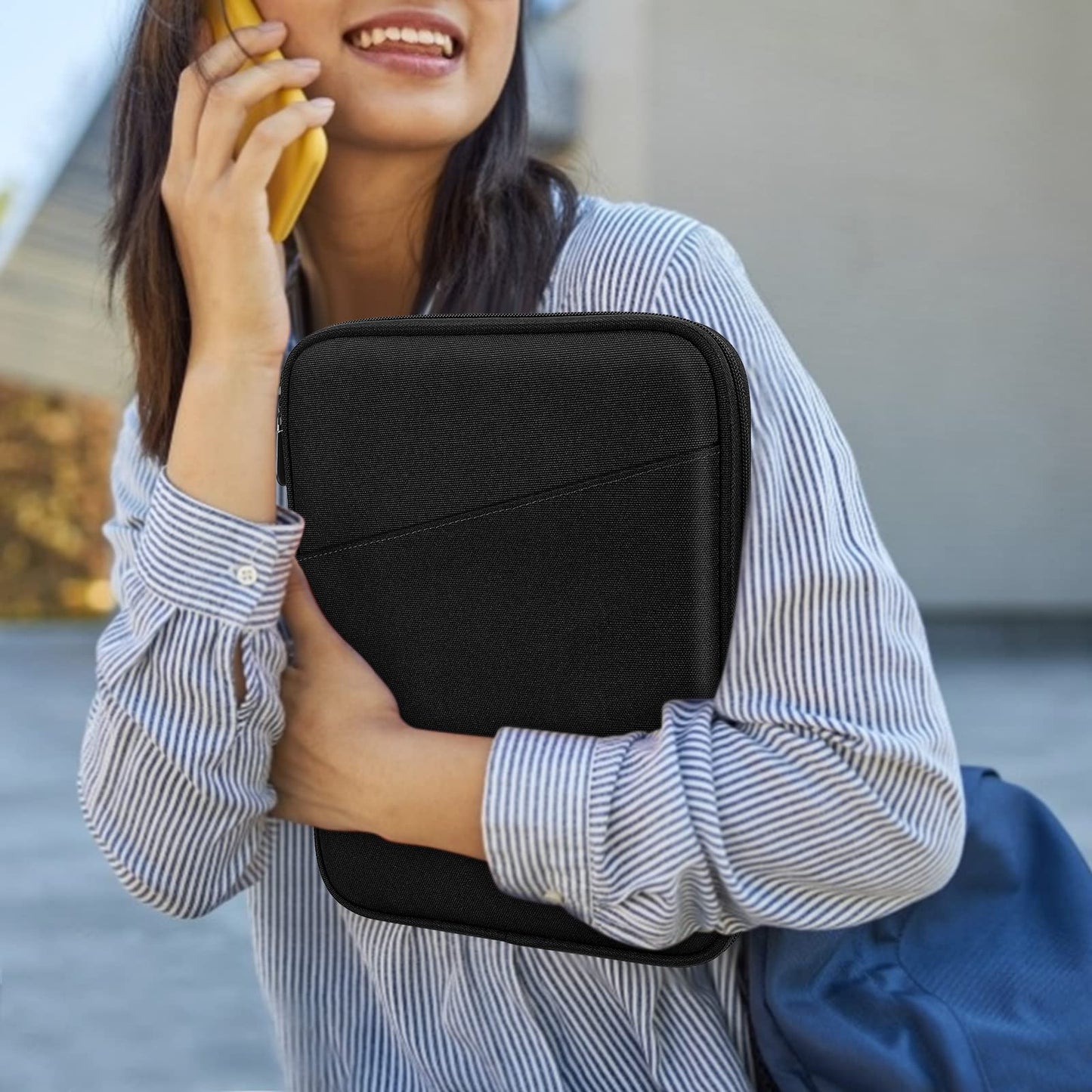 Dadanism 9-11" Tablet Sleeve Bag Carrying Case for iPad (A16) 11th Gen 11", iPad 10th Gen 10.9" Air 5/4, iPad Air M4/Pro 11", iPad 9/8/7th, Galaxy Tab A11+ Plus 11", Remarkable 2 10.3", Black