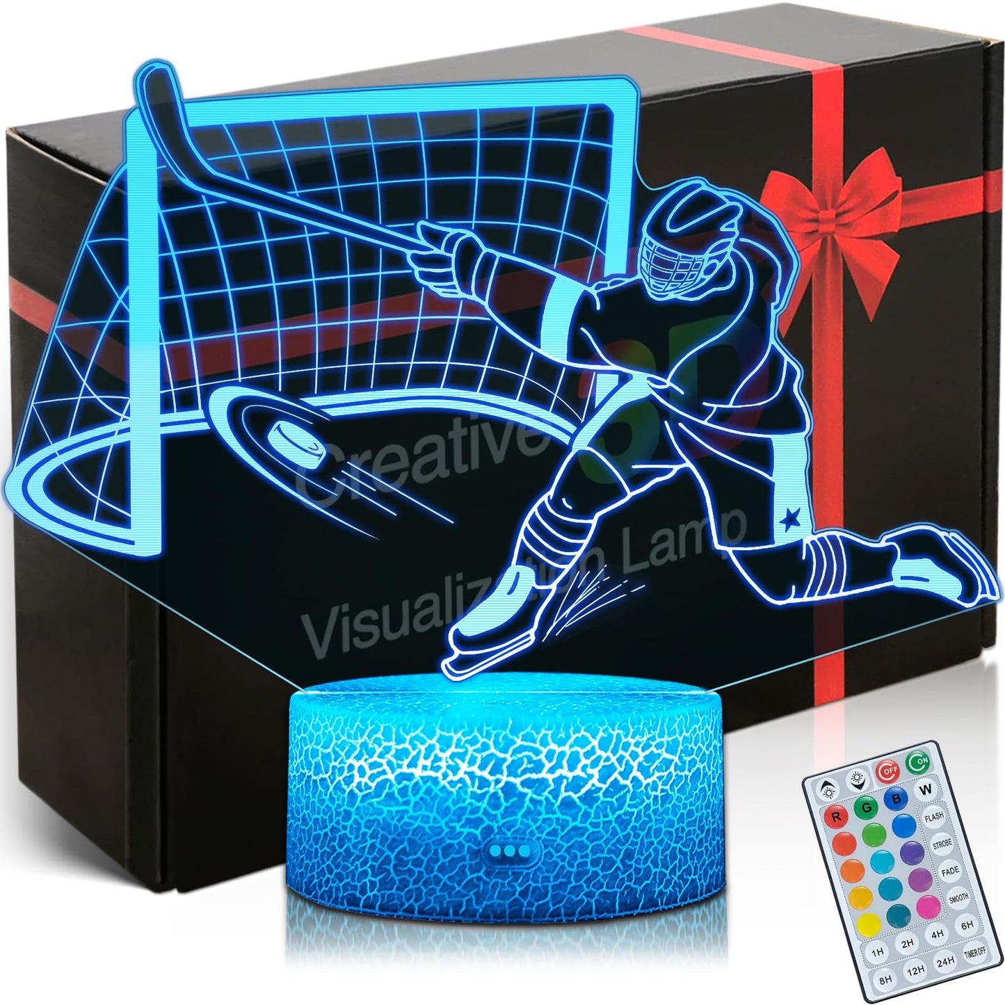 DAHEYMA Basketball 3D Illusion Lamp, Basketball Gifts for Boys Girls