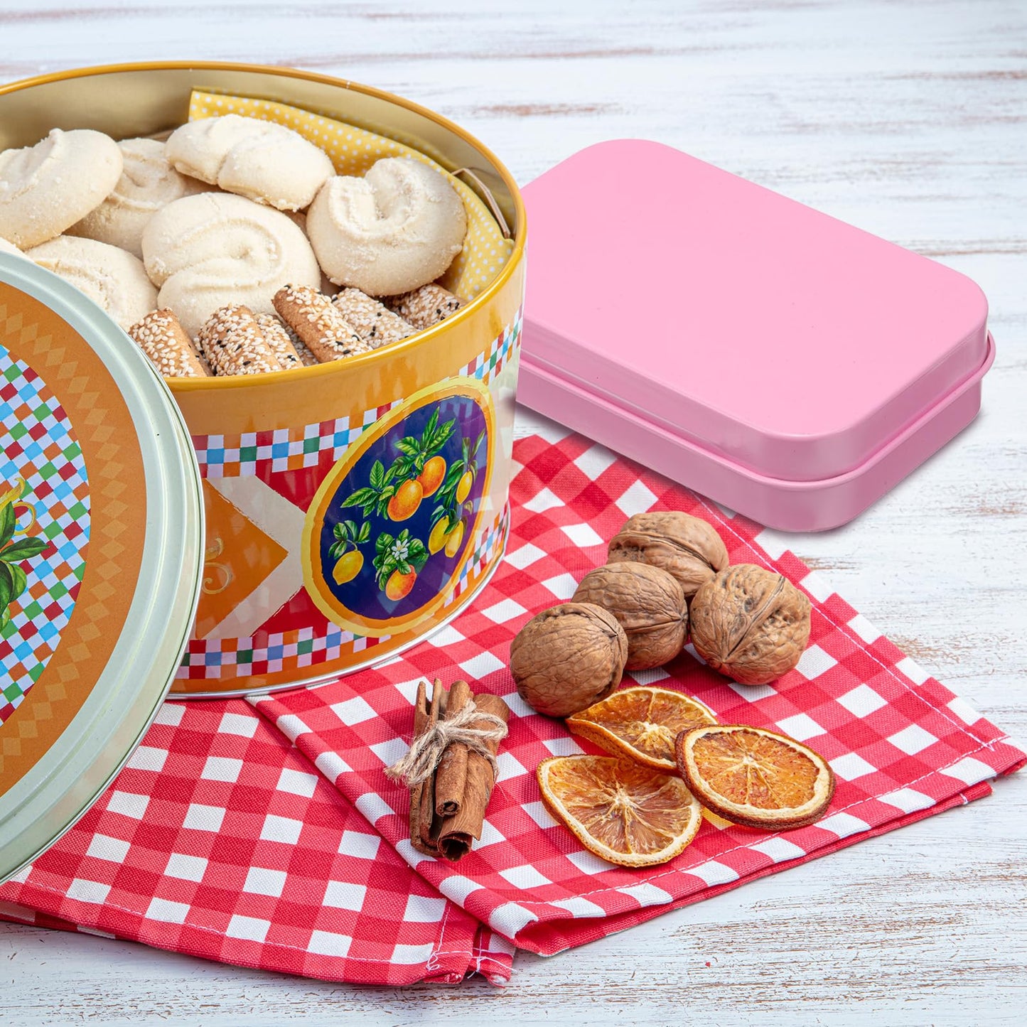 uxcell 12pcs Metal Tin Box, 3.7x2.4x0.8 Mini Portable Rectangular Empty Tinplate Small Storage Container Airtight Tins with Lids for Candy Favors Crafts Christmas Gifts, Gold