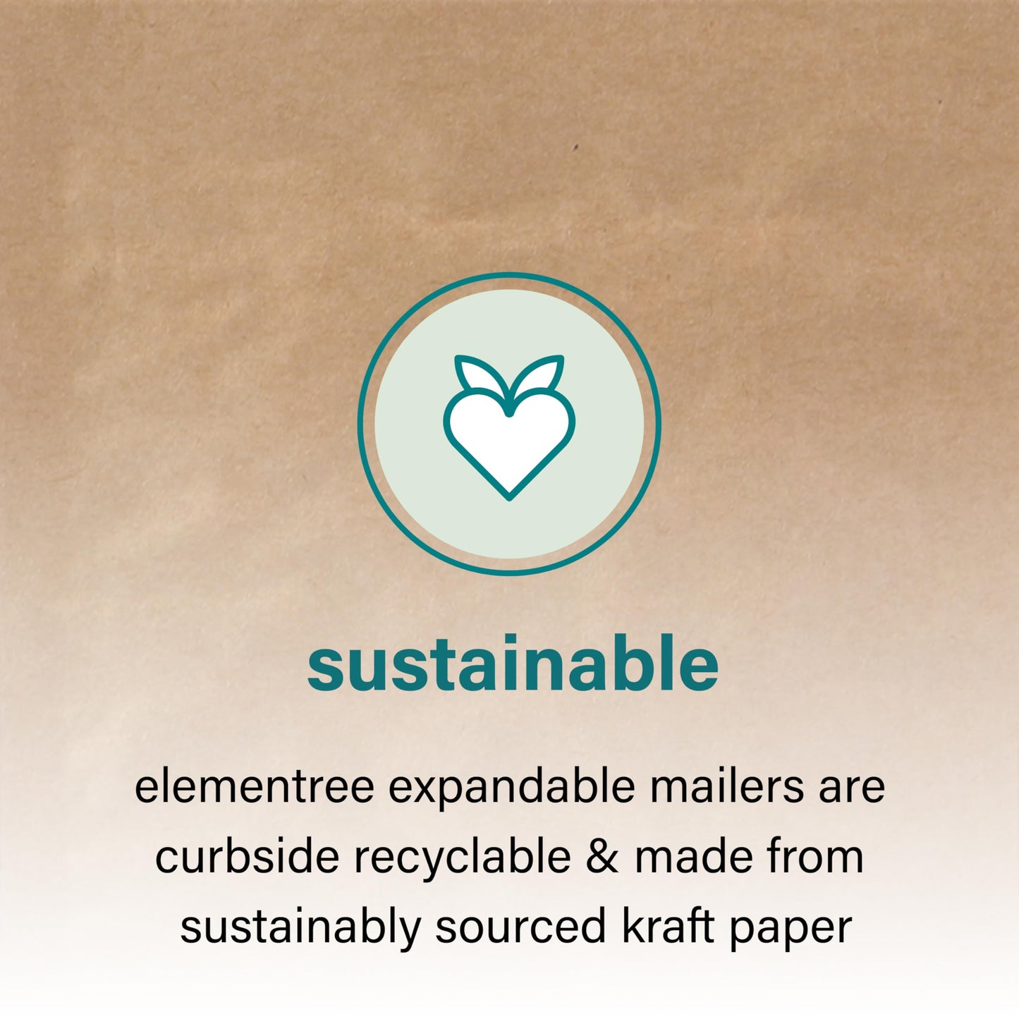 Elementree Small Recyclable Paper Mailers - 11" x 12.5" - 50 Count - Brown Expandable Envelopes & Shipping Bags - Made in the USA - Double-Walled Kraft Paper (00955)
