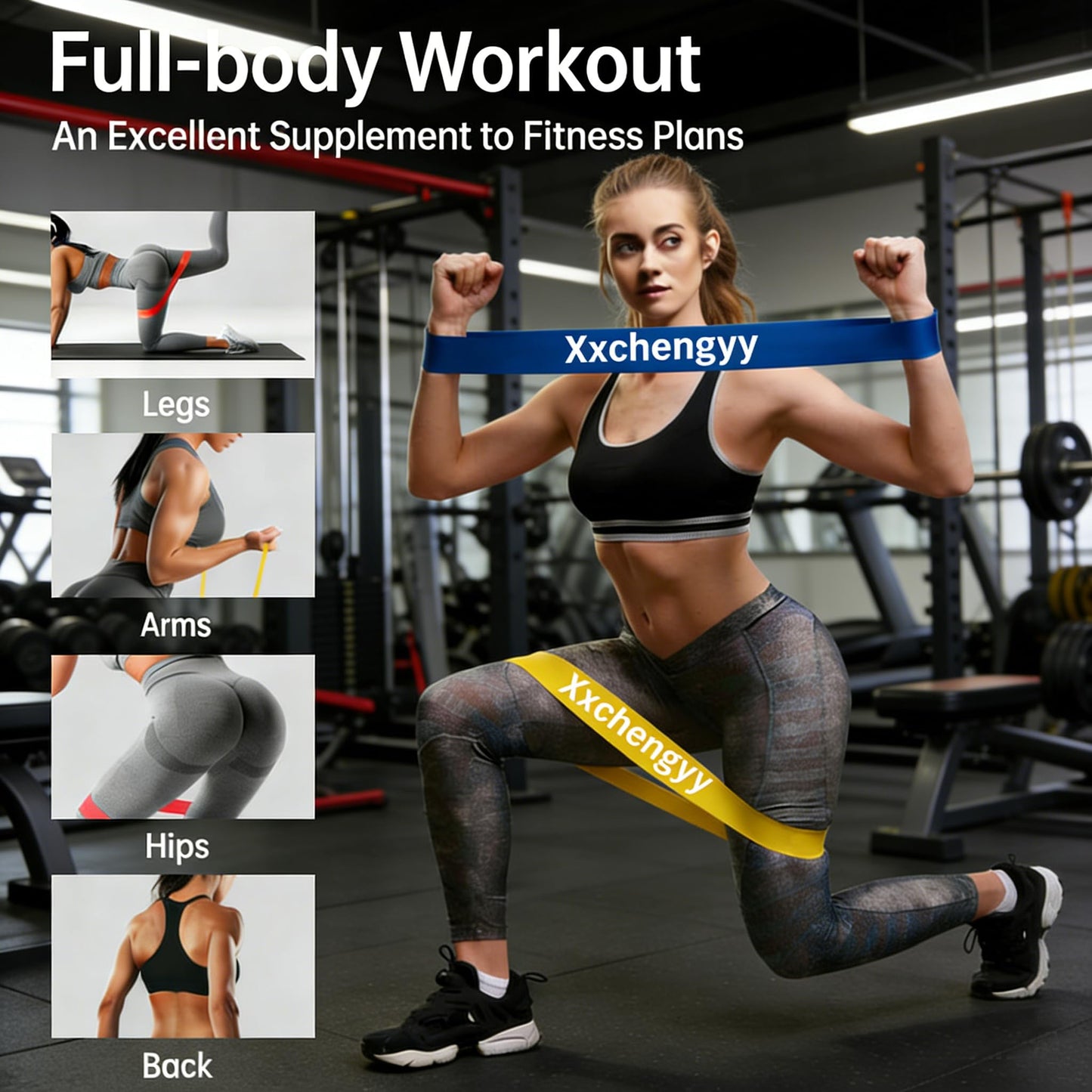 200 Pcs Bulk Resistance Bands Set, Premium Latex Exercise Bands for Working Out, Home Gym Fitness Equipment with 5 Resistance Levels for Strength Training, Yoga, Physical Therapy and Stretching