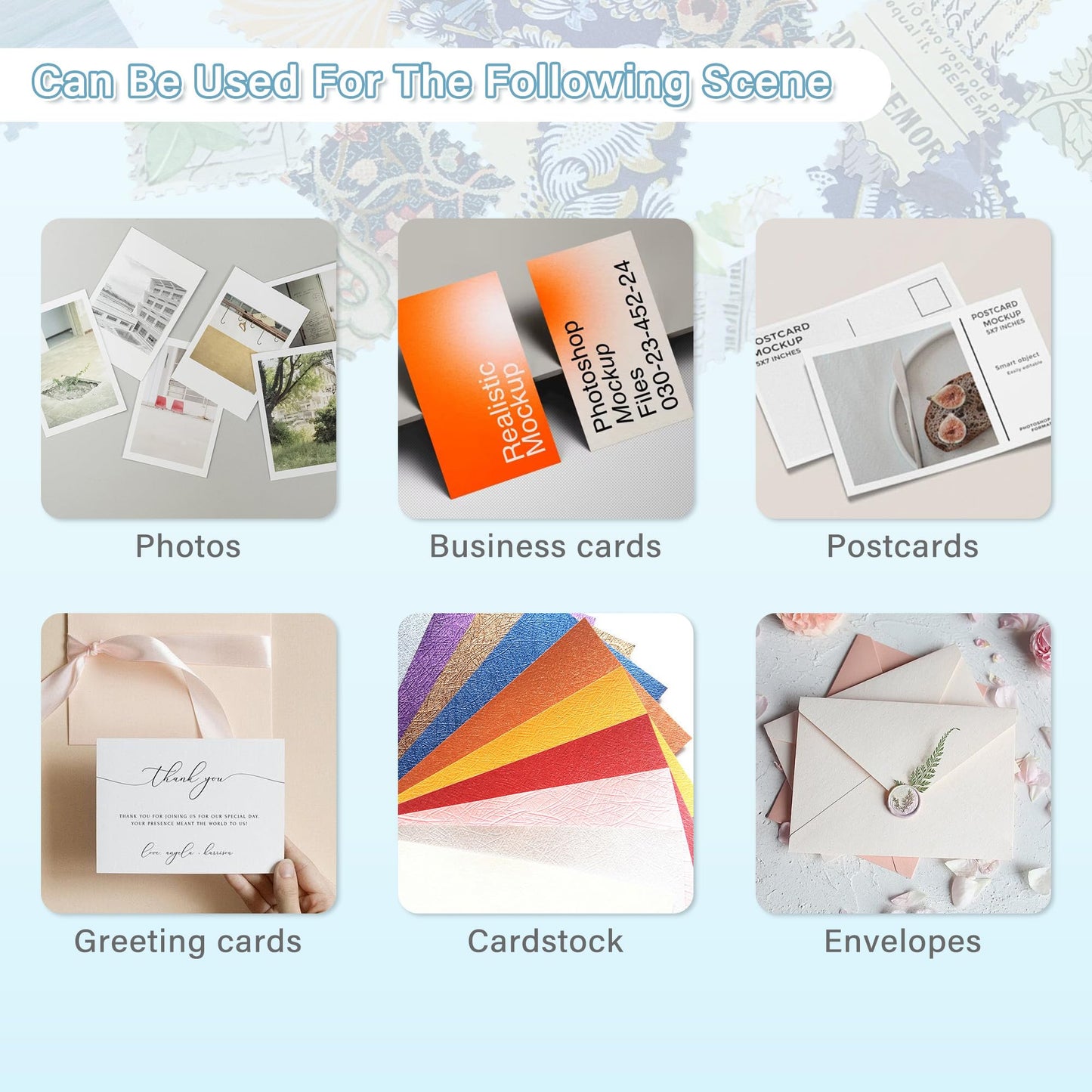 Postage Stamp Puncher,1x0.8 inch Rectangular Postage Stamp Puncher,Paper Punch,Stamp Hole Puncher,Stamp Cutter,Portable Stamp Punching Machine for Envelope,Scrapbooking, Card Making, DIY Arts.