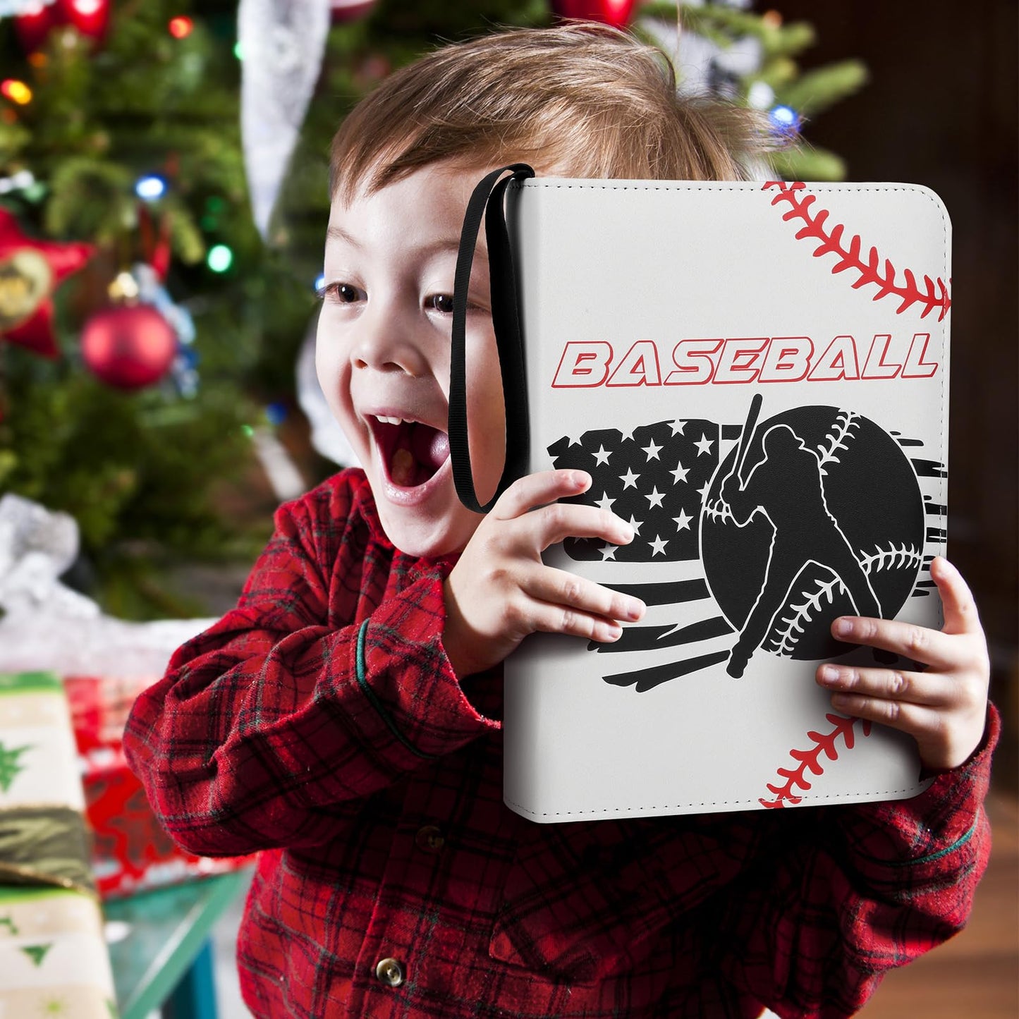 Baseball Card Binder with Sleeves, 900 Pockets Trading Card Binder,9 Pocket Card Binder Holder Album Storage Organizer Case Compatible with Topps Baseball Card and other Trading Cards