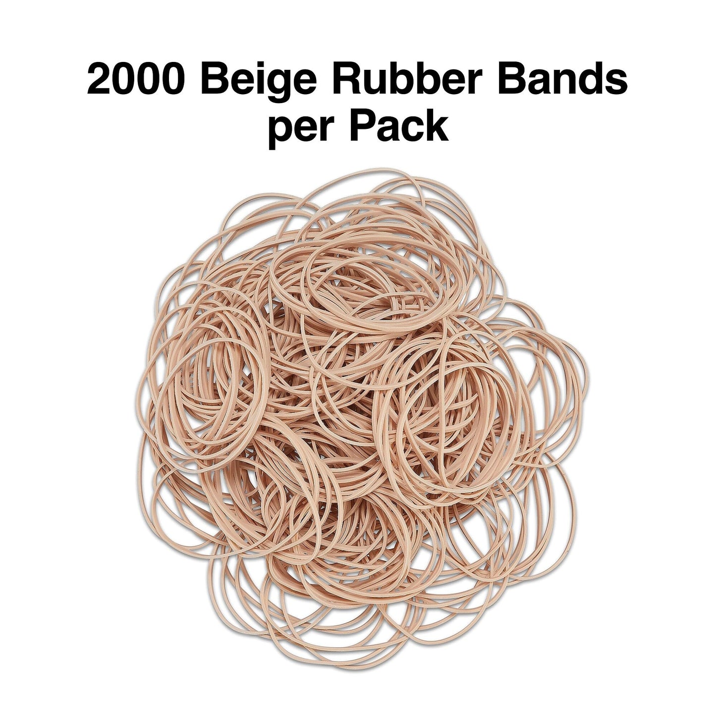 Staples Rubber Bands, Size #16, 1 lb. Bag – Small Economy Bands for Paper Bundling & Office Sorting