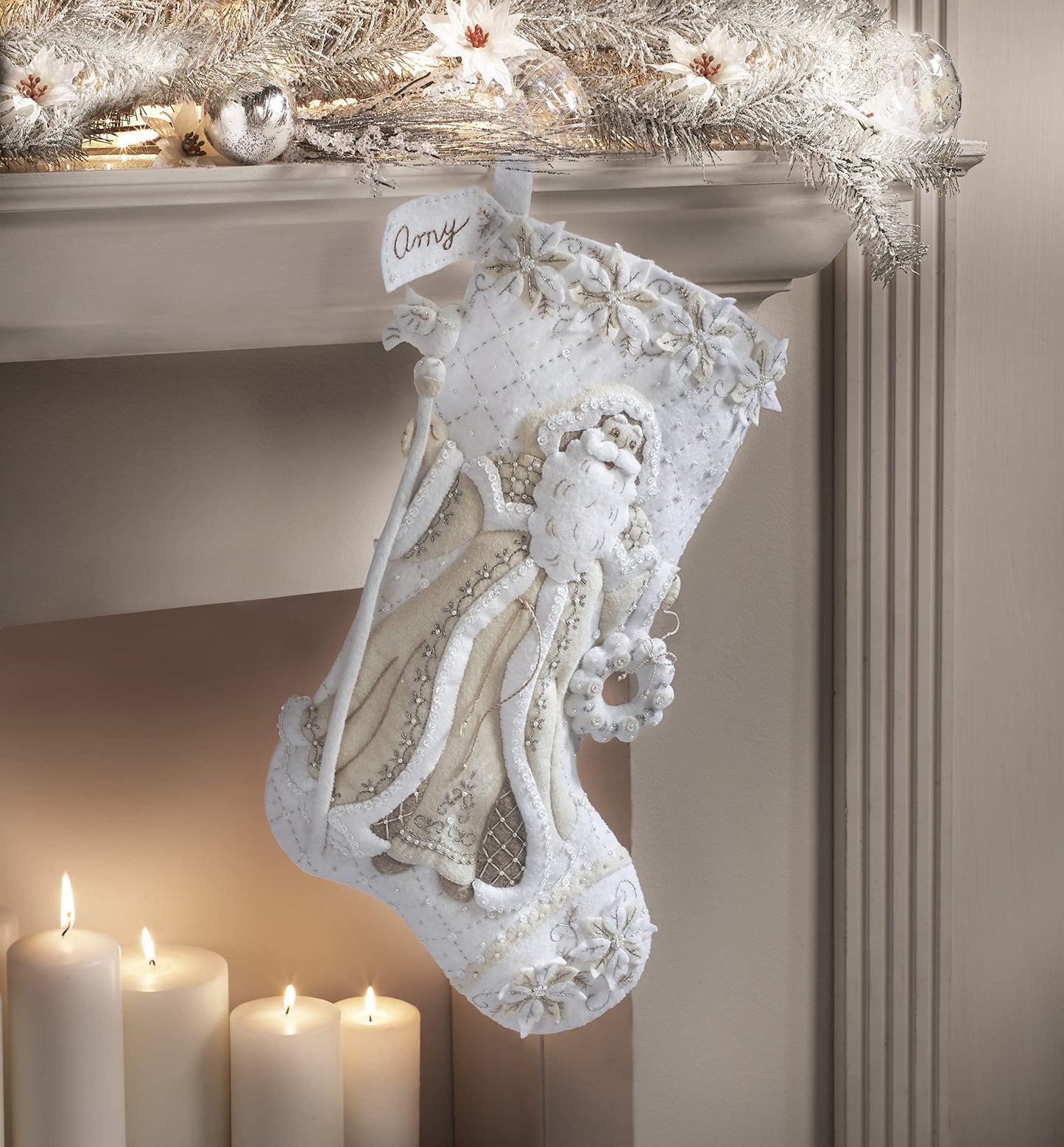 Bucilla 86977E Elegant Christmas Felt Applique Kit