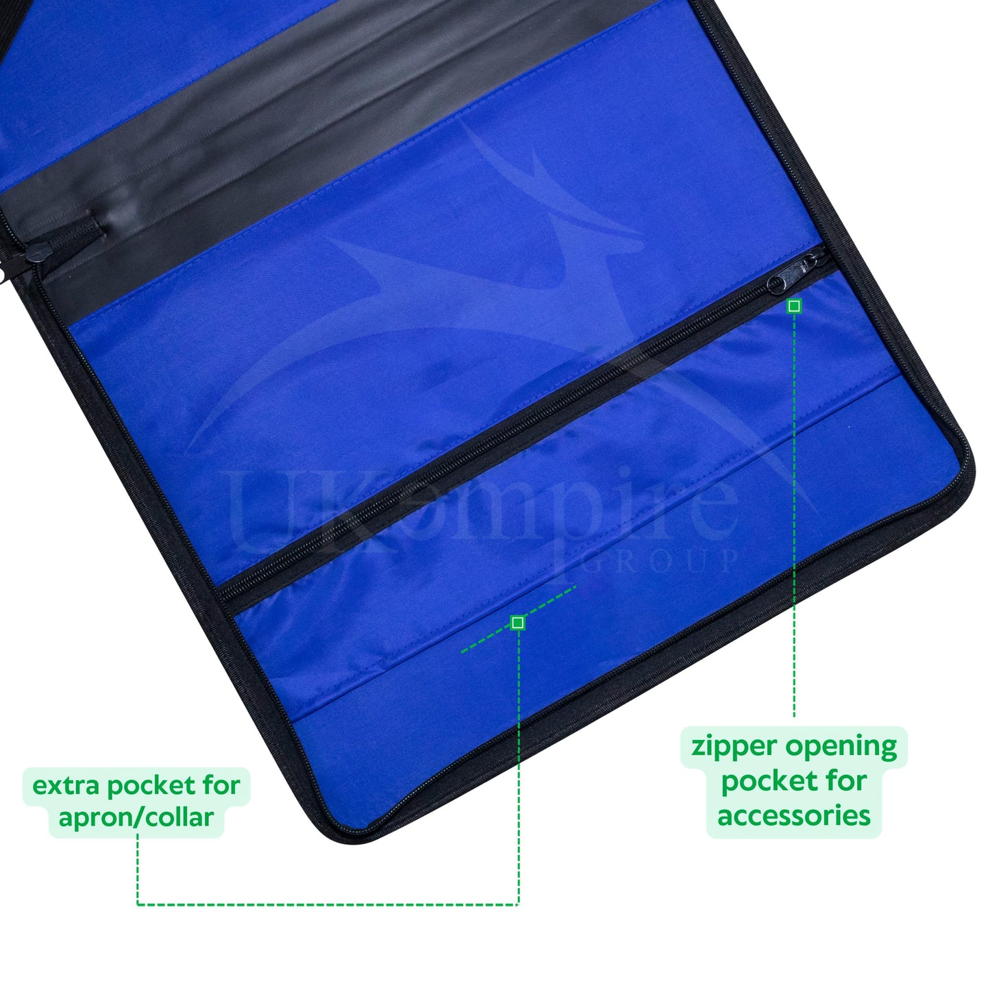 UK EMPIRE GROUP Masonic Apron Case Black Imitation Leather MM/WM Size | Art Portfolio Display Carrying Bag