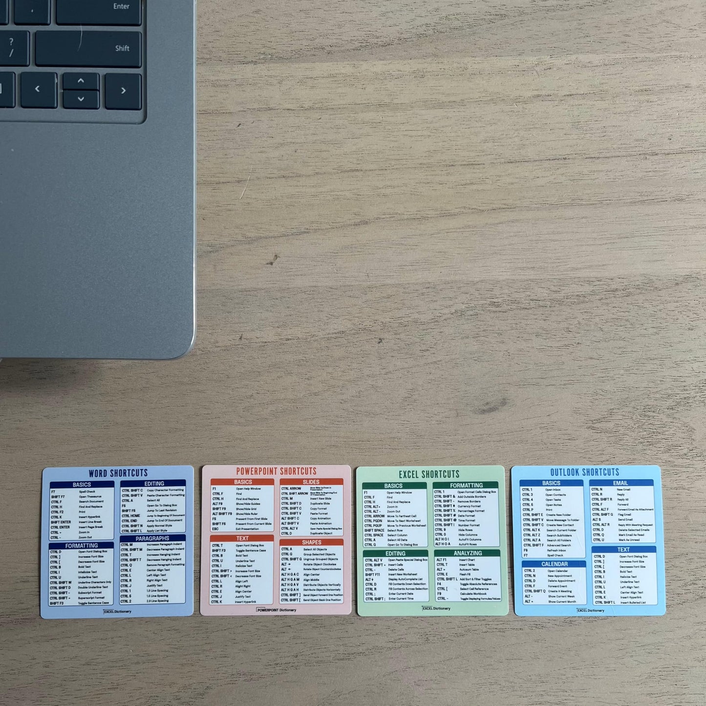 Excel Dictionary Office Suite Hotkey Reference Guide for Windows PC Laptop Computer Sticker Bundle 3" x 3"