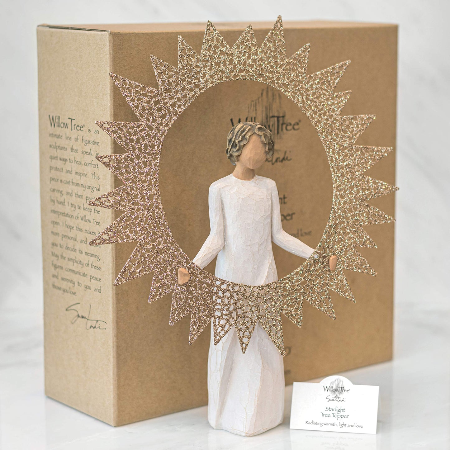 Willow Tree Starlight Tree Topper, Sculpted Hand-Painted Figure