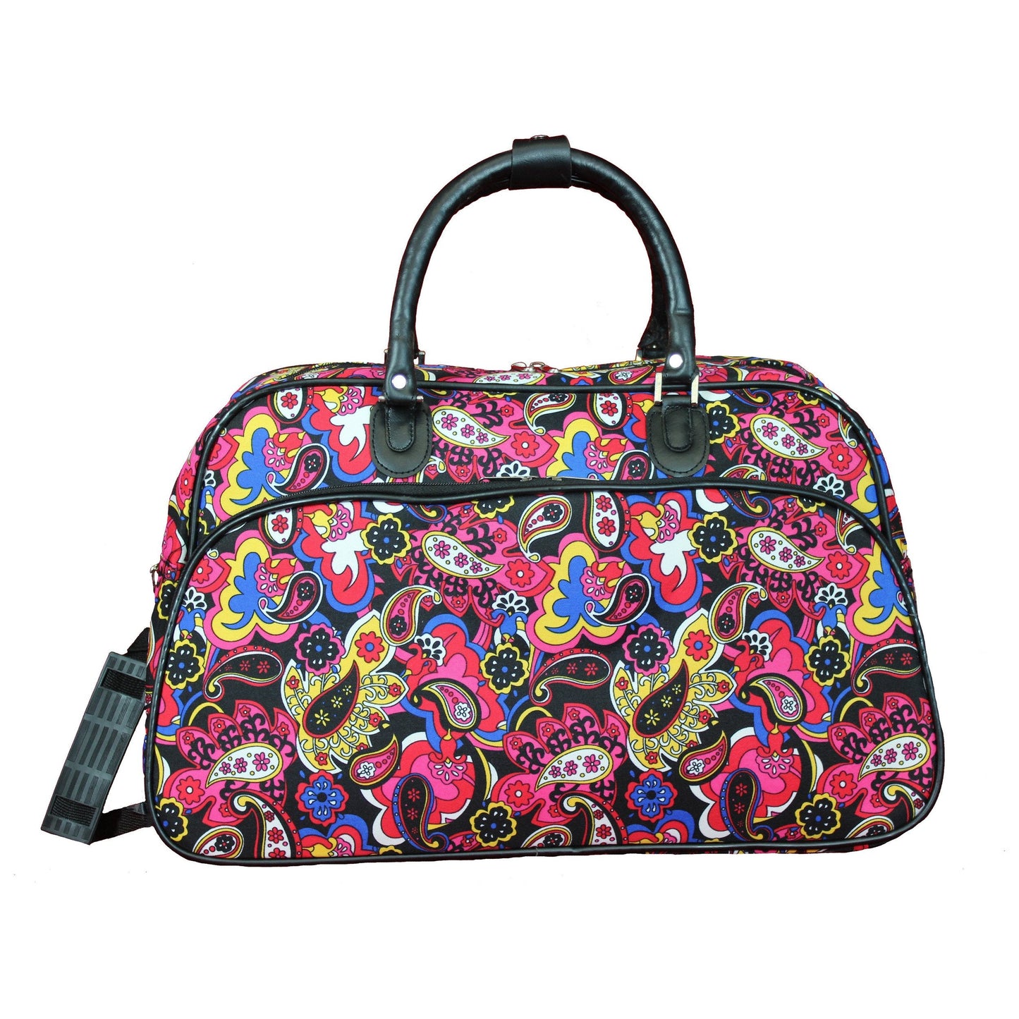 World Traveler Paisley 21-Inch Carry-On Shoulder Duffel Bag - Multicolor Paisley