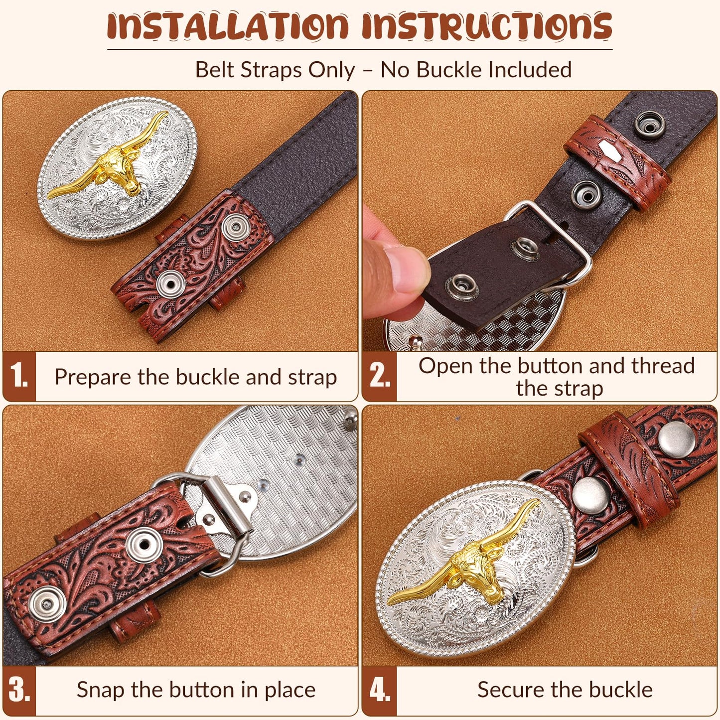 BELTROAD Western Belt Strap for Kids Boys Girls Toddler Genuine Black Leather Belt Cowgirl Cowboy Kids Western Belts for Jeans Gift