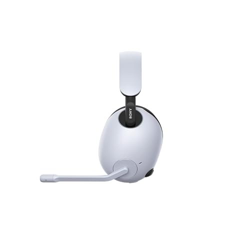 Sony INZONE H9 Gaming Headset, Wireless Noise Canceling Bluetooth Headset With Microphone, 360 Spatial Sound, For PC and PS5 (WH-G900N), White