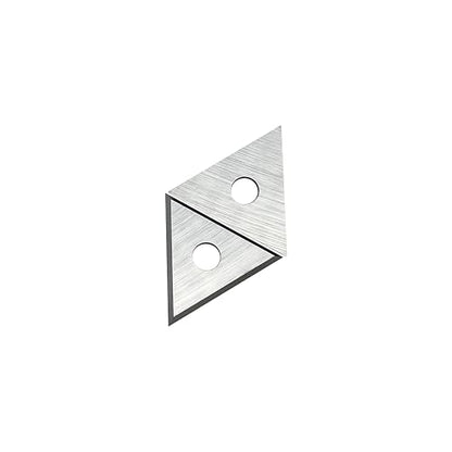 Paint Scraper Carbide Blades Double-Edged Reversible Replacement Blade (1" Triple-Edge Triangle) By LU&MN