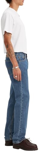 Levi's Men's 505 Regular Fit Jeans (Also Available in Big & Tall), Medium Stonewash, 34W x 32L