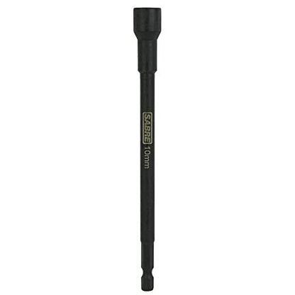 10mm Impact Magnetic Nut Driver ? 6 Inch Length, 1/4 Inch Hex Shank, Magnetic Socket Tip (10mm Metric)