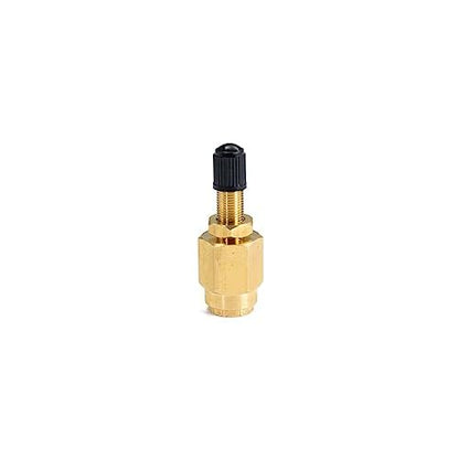 3/8" Air Line to Schrader Valve Brass PTC Air Line Fitting
