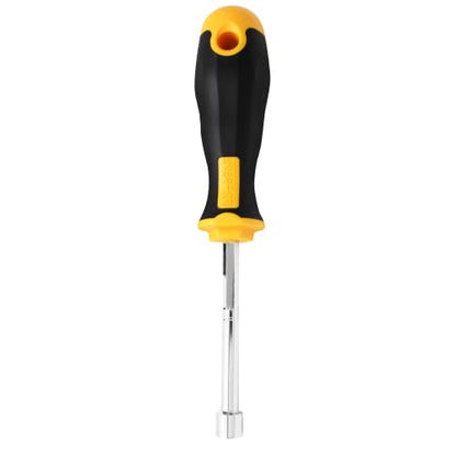 Piutouyar 10mm Socket Wrench Screwdriver, Hex Nut Driver, Steel Cushion Grip Screwdriver for Hand-Making, Repairs