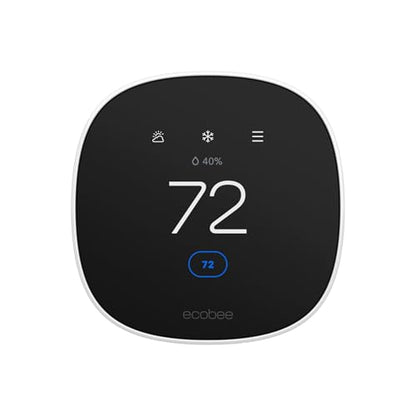 New 2025 ecobee Smart Thermostat Essential - Energy Star Certified programmable Wi-Fi Thermostat - Works with Siri, Alexa, and Google Assistant