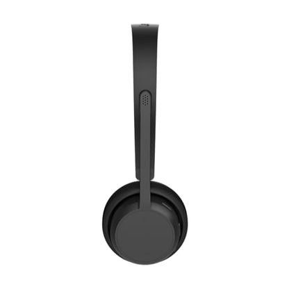Lenovo Wireless Stereo Headset, Noise Cancelling Mic, Bluetooth 5.3 Multipoint, 31-Hour Talk & 60-Hour Playback, Lightweight 138g, Replaceable Earcups Over-Ear Comfort, Gaming, Office, & PC Use