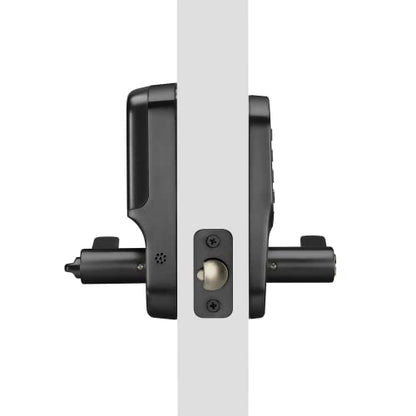 Yale Assure Lever - Keypad Lever Lock (for Doors with no deadbolt) - Keyless Entry with pin Code Unlocking and one-Touch or Auto-Locking - Black Suede