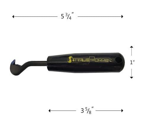 StaplePopper Mini – Heavy Duty Staple Remover Tool & Staple Puller | Fastest Hand Tool for Carpet Staples | Contractor Grade Staple Remover Stick for DIY, Upholstery & Flooring Projects