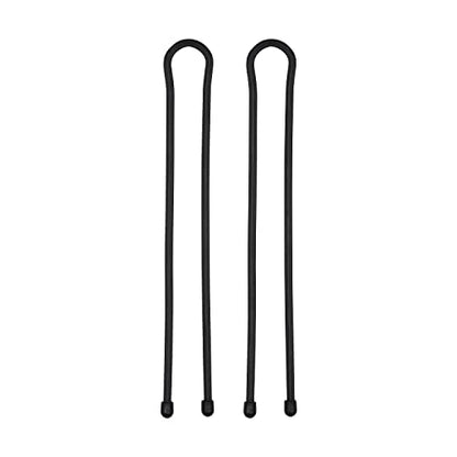 Nite Ize, Inc. GT24-01-2R3 Nite Ize Original Gear, Reusable Rubber, 24 Inch, 2-Pack, Black, Made in the USA Twist Tie, 24"-2 Pack