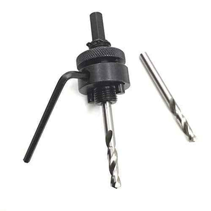 Bi-Metal Hole Saw Arbor Mandrel 3/8" Hex Shank with High Grade Pilot Drill bit