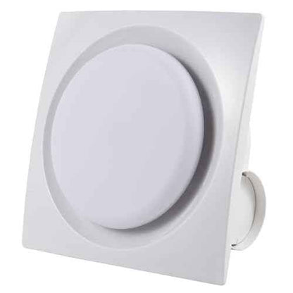 Bathroom Exhaust Fan with LED Light Ceiling Mount Ventilation Fan 90 CFM 1.0 Sones 4 Inch Duct Quiet Bathroom Vent Fan with Light Combo 5000K for Home Bath Office Hotel White (8Inches-Round)