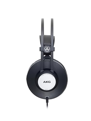 AKG Pro Audio K72 Over-Ear, Closed-Back, High-Sensitivity, High Output 40mm drivers, Studio Professional Headphone. Also Great for Portable Devices. Black.