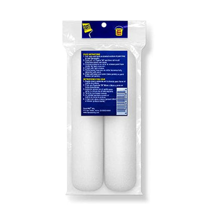 FoamPRO 163-P, 165-5 | 4” Fine Finish Foam Roller Refills (5 Pack) | Foam Paint Roller Covers | Home Painting Supplies & Paint Tools