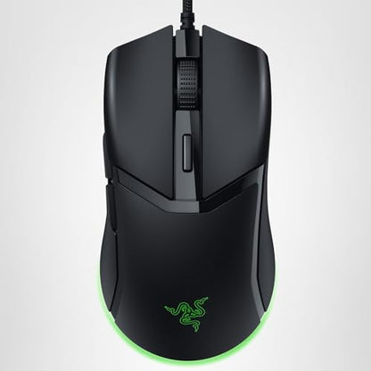 Razer Cobra Wired Gaming Mouse: 58g Lightweight Design - Gen-3 Optical Switches - Chroma RGB Lighting with Underglow - Precise 8500 DPI Optical Sensor - 100% PTFE Mouse Feet - Speedflex Cable - Black