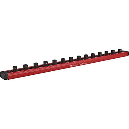 Mechanic's Time Savers Lock-A-Socket Tool Organizer: Magnetic Locking Socket Rack, 3/8" Drive Sockets