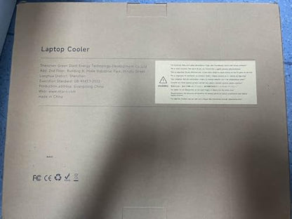 llano Laptop Cooling Pad, Gaming Laptop Cooler with Powerful Turbo Cooling Fan(5.5inch Diameter), Infinitely Variable Speed, Touch Control, 3-Port USB A, Sealed Foam for Fast Cooling Laptop 15.6-21in