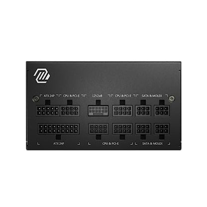 MSI MAG A850GL PCIE 5.1 & ATX 3.1 Gaming Power Supply - Full Modular - 80 Plus Gold Certified 850W - Compact Size - ATX PSU - 10 Year Warranty