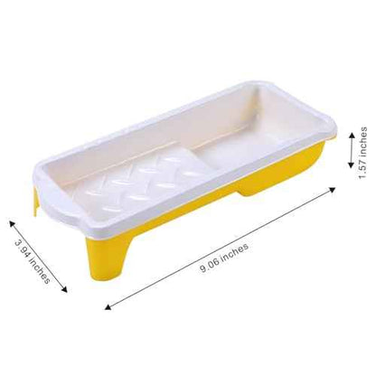 21 Pack Disposable Thickened Plastic Paint Tray Liners with 2Inch Roller Tray