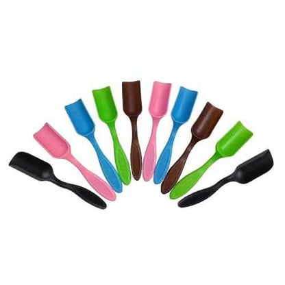 10Pcs NINGDAN Mini Shovel,Plastic Mini Gardening Shovel Spoons Soil Scoops,Cultivation Digging Transplanting Tools for Succulents Potted Flowers,Succulent Sand Scoops/Coffee Beans/Milk Powder Scoops
