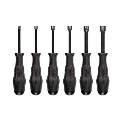 TEKTON High-Torque Black Oxide Blade Nut Driver Set, 6-Piece (3/16-1/2 in.) | DHD91101 | Made in USA