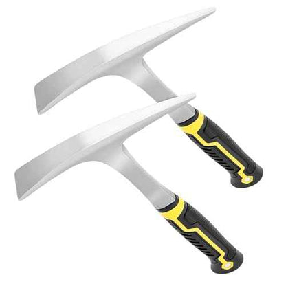 2 Pack 30oz Weeding Mattock Hoe, Small Rock Pick Axe with A Pointed Head and Pick Axes for Digging, Mining, Carpenters, Geologists