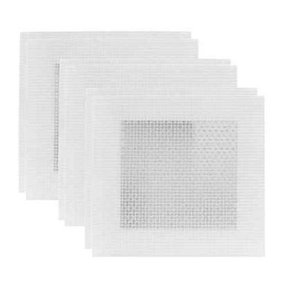 6Pcs Drywall Repairs Patch,4 x 4 Inch Drywall Repair Kit, Self Adhesive Wall Hole Repair Kit for Damaged Drywall or Ceiling